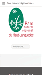 Mobile Screenshot of parc-haut-languedoc.fr